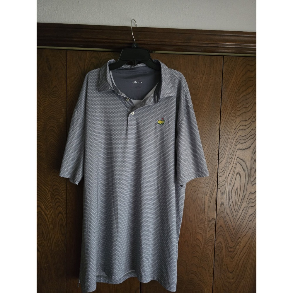 Mens Masters Gray Polo Shirt XL